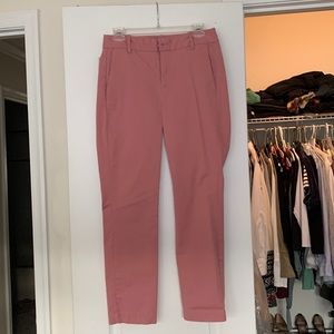 Womens J Crew blush Chino pants
